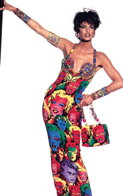 pop art versace dress|versace warhol dress.